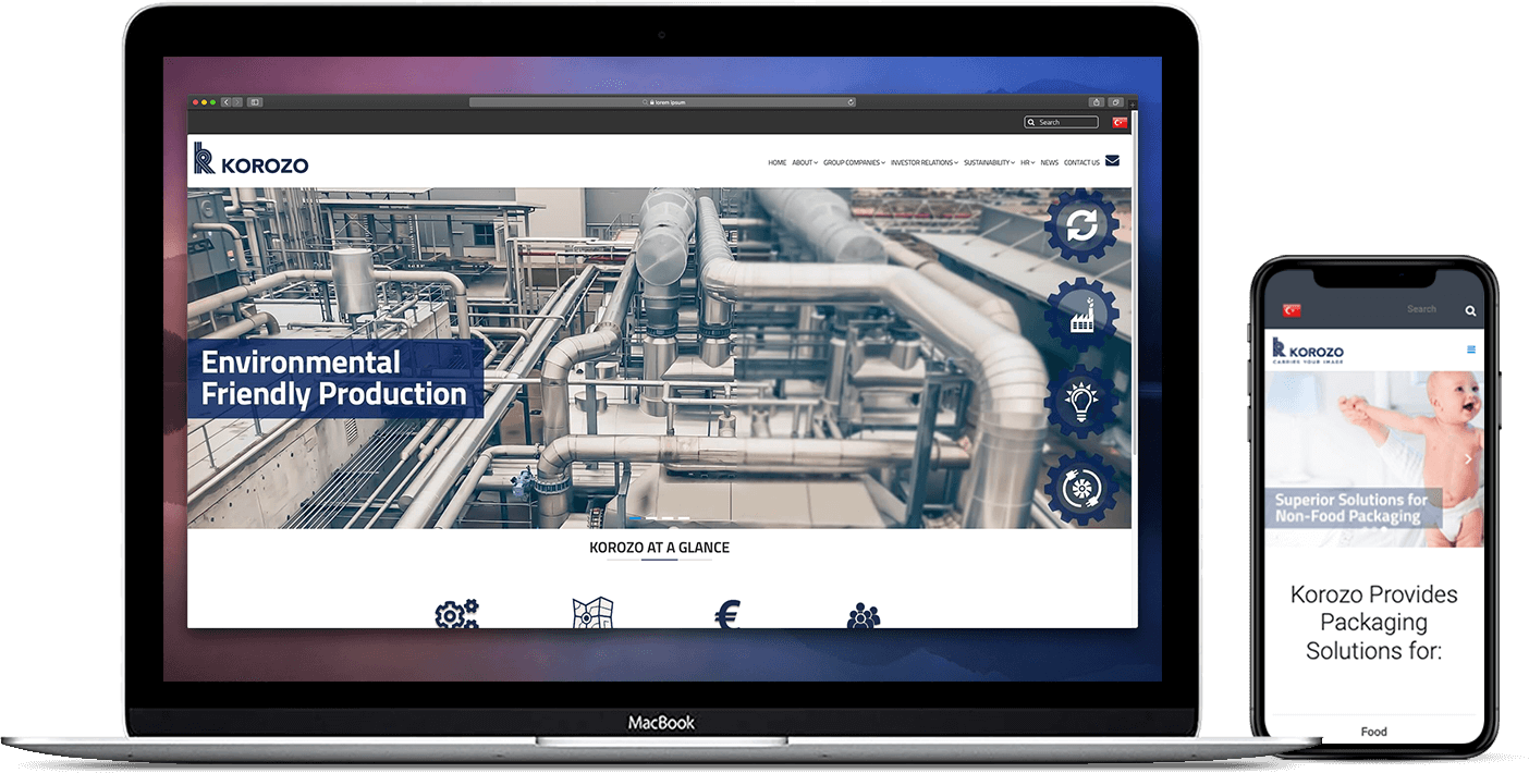 Korozo Grup Web Sitesi