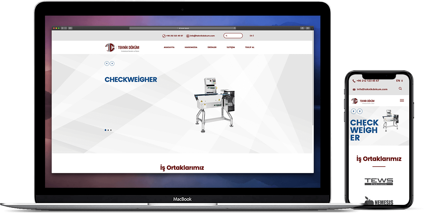 Teknik Döküm Endüstriyel Web Sitesi